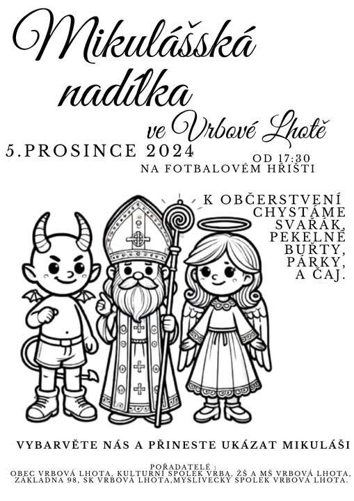 Mikulášská nadílka 5.12.2024 ve Vrbové Lhotě